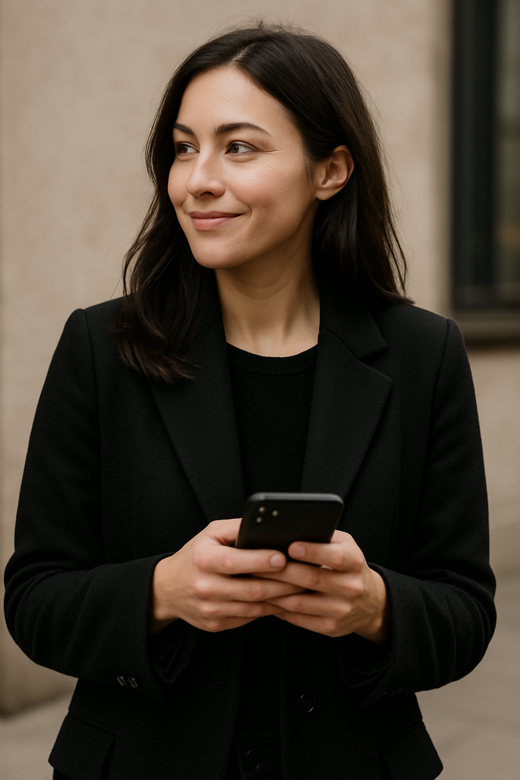 20250616_2229_Smiling Woman with Mobile_simple_compose_01jxxab2mpfs8ssvv5cz89cnt3